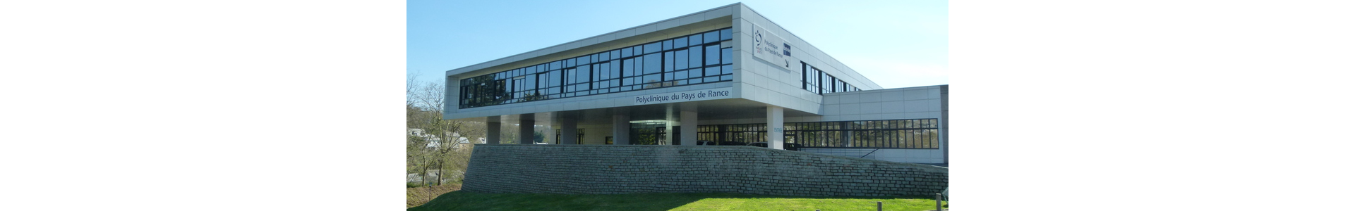 Façade Polyclinique du Pays de Rance - Dinan