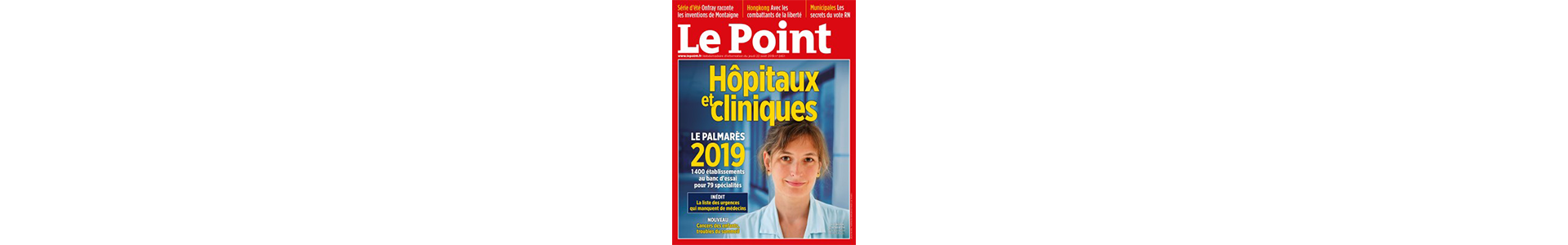 Couverture Magazine Le Point 2019