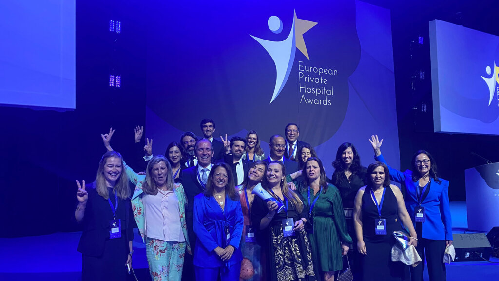 Les équipes de Lusíadas Saúde aux European Private Hospitals Awards.